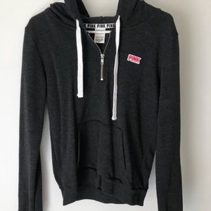 dark grey VS Pink hoodie